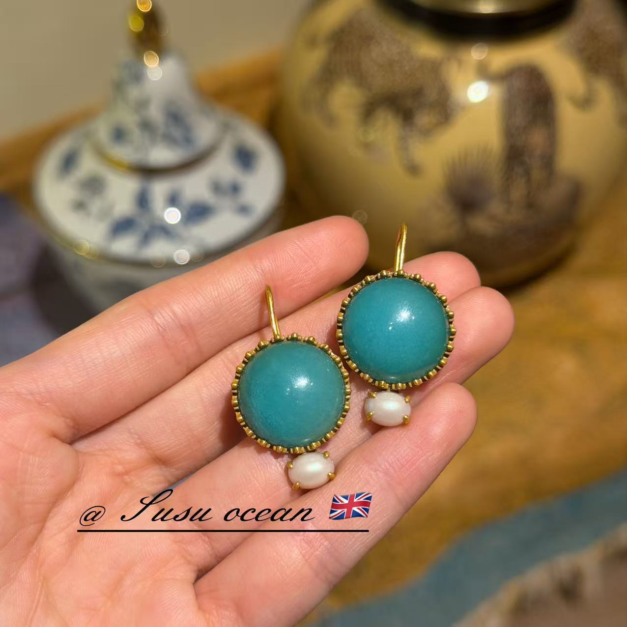 铜合金耳饰 贝伽海岸【522】SusuOcean鉴赏珠宝