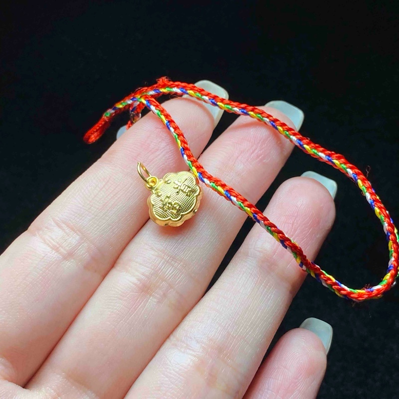 足银银制品 【小魏总珠宝】长命锁吊坠 （12*11*5mm）