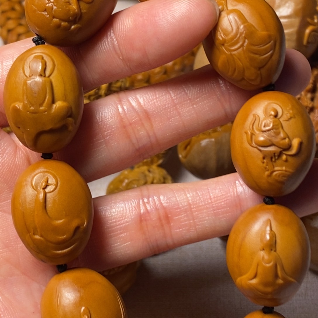 橄榄核手串/手链光面无相