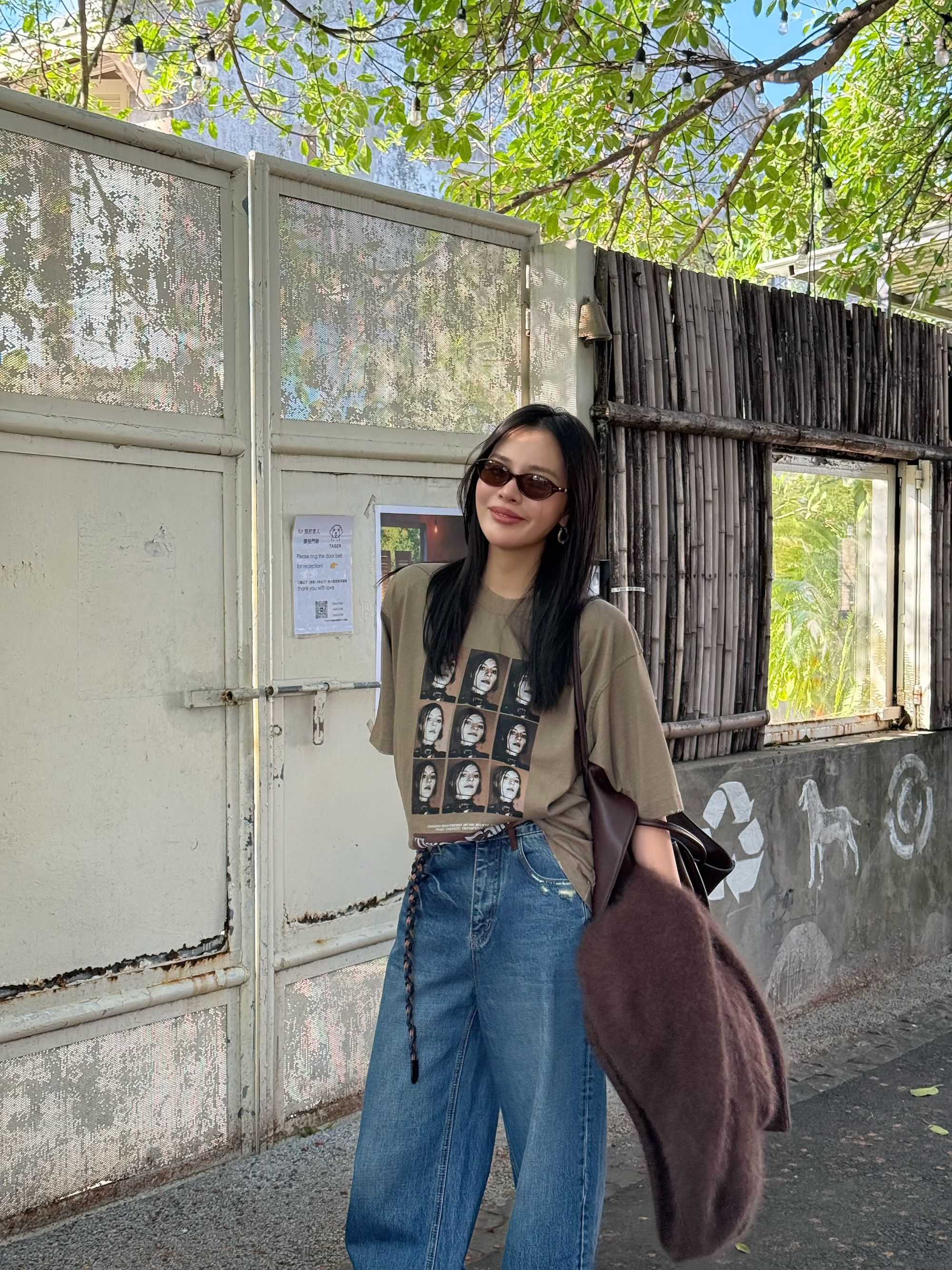 耶耶YEYE|“柏林电影”定制复古原胚全面扎染工艺T恤