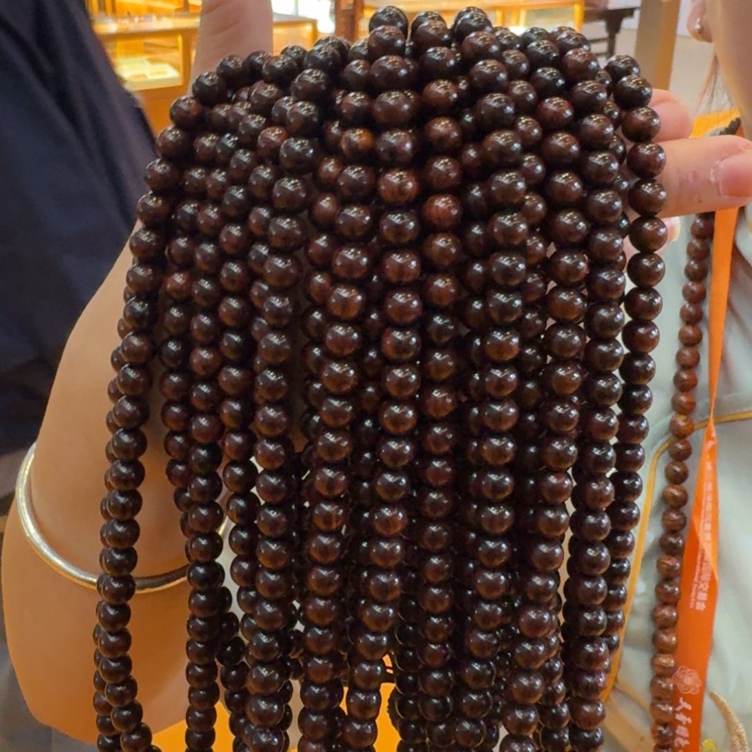 手串/手链黄花梨/降香黄檀正宗老料0.8✖️108规格海黄手串