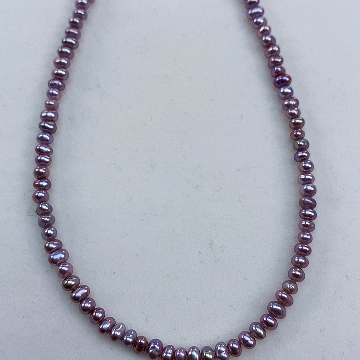 淡水珍珠颈饰合金