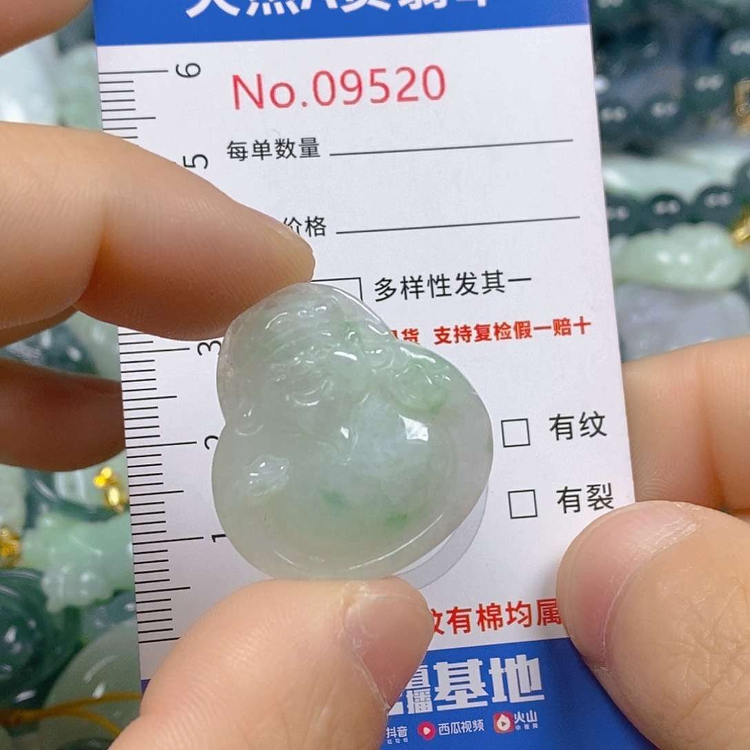 翡翠颈饰未镶嵌天然翡翠