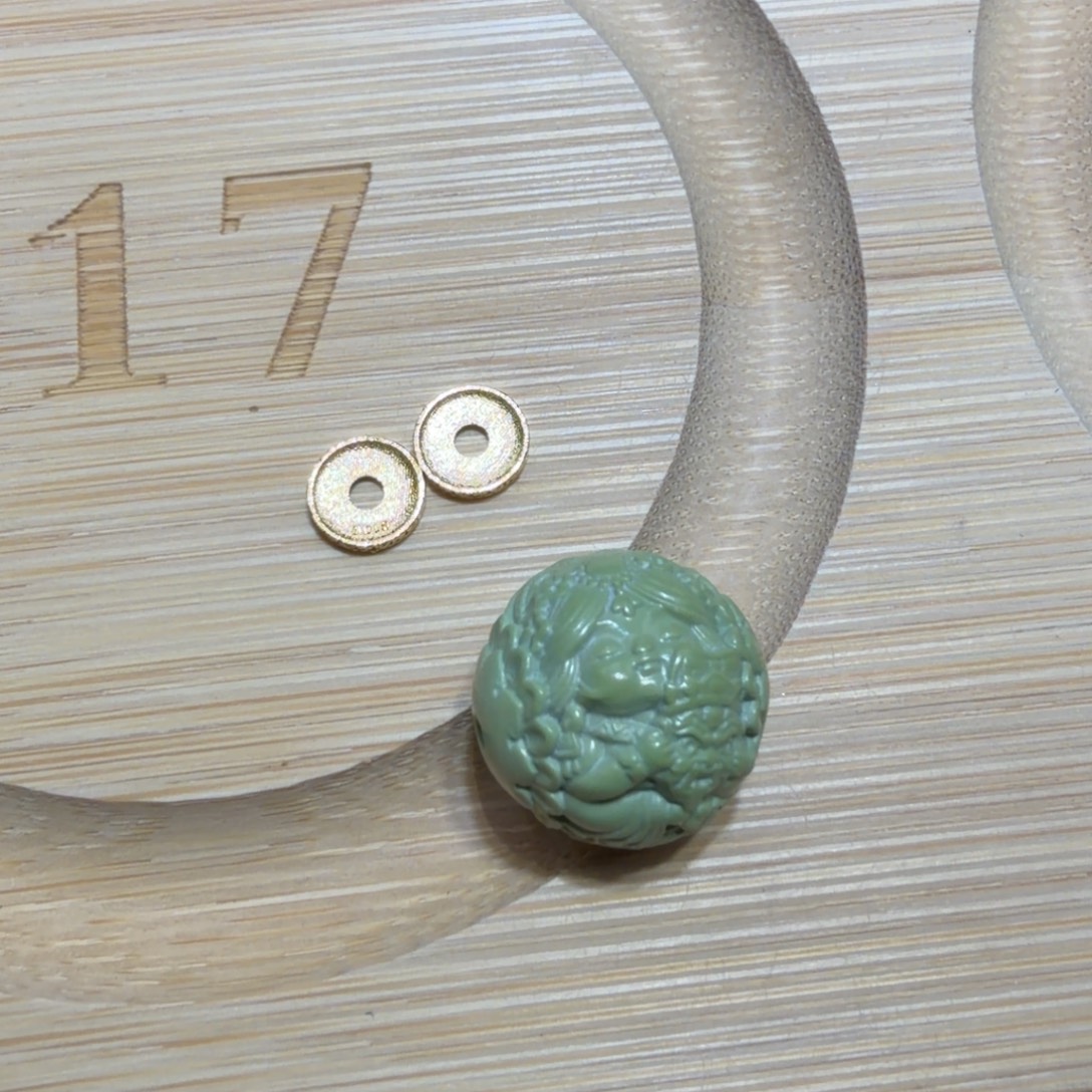 绿松石未镶嵌单珠单珠