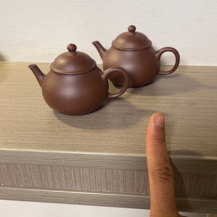 紫砂茶壶特练紫泥梨潘150cc