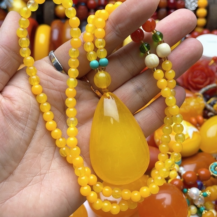 树脂制品11号水滴毛衣链