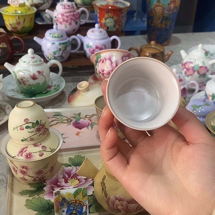 手工手绘茶具杯杯