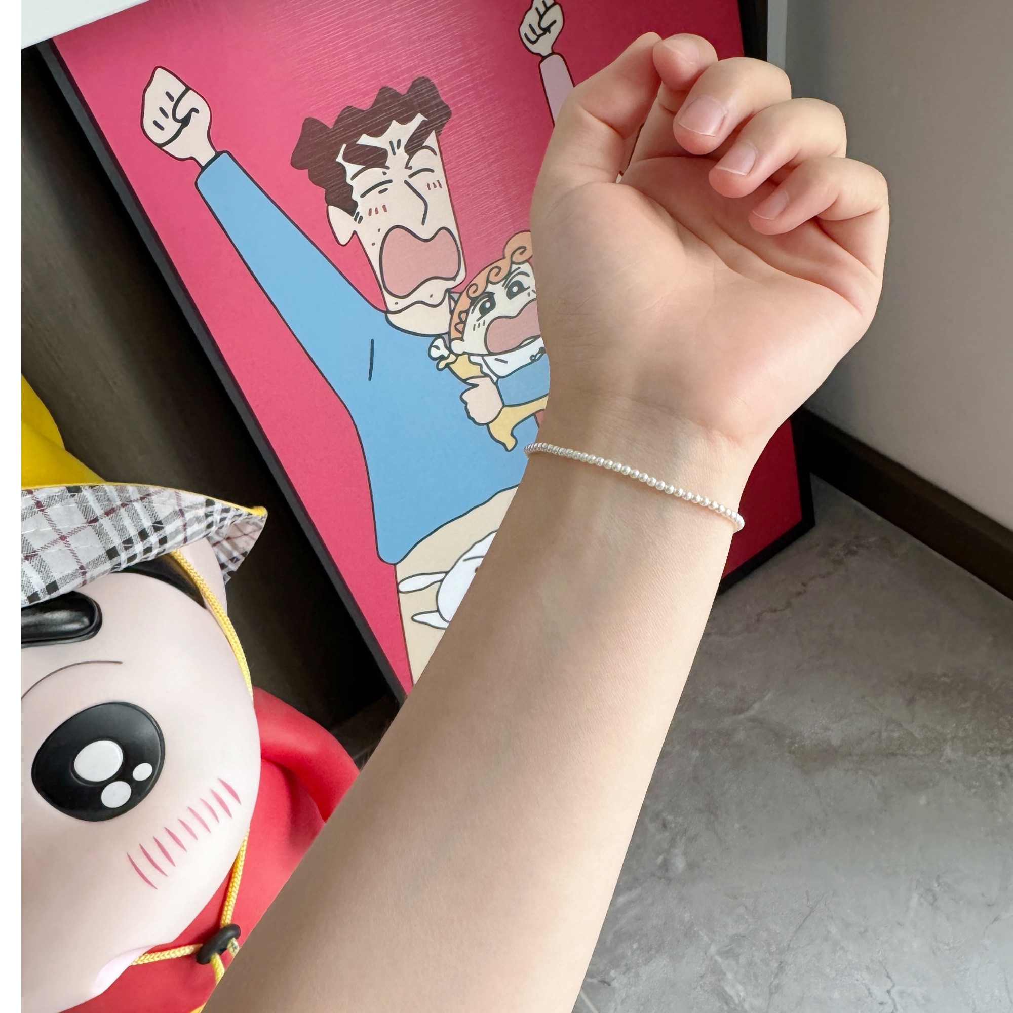 非金属仿珍珠手链 小众设计元素手串显白叠戴简约精致手链