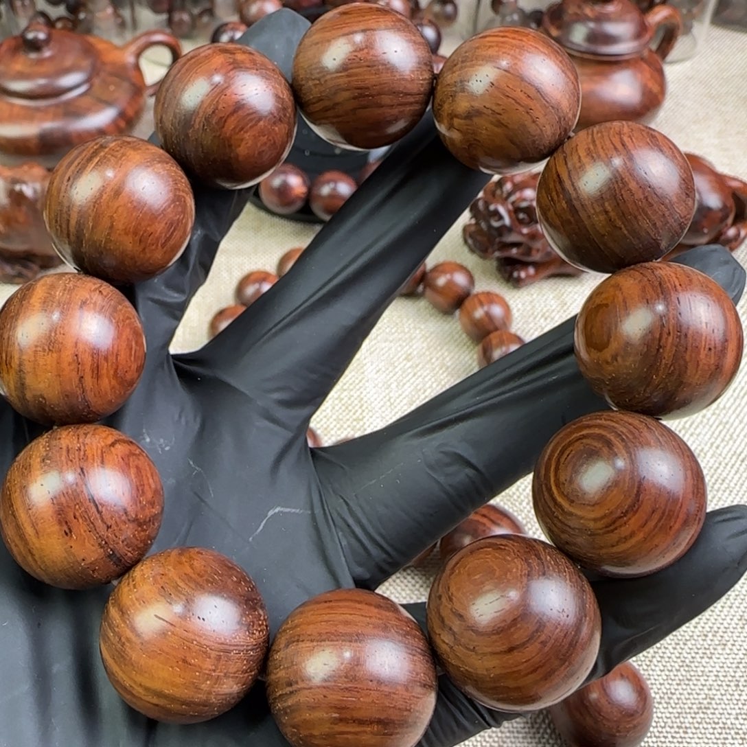 手串/手链黄花梨/降香黄檀顺纹线条