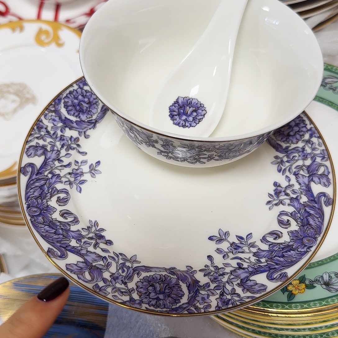 瓷片骨瓷餐具陶瓷餐具家用高温骨瓷