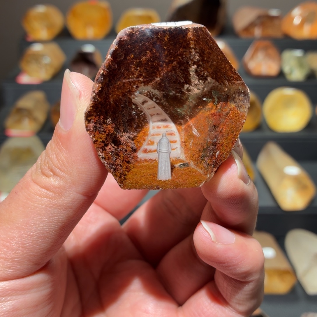 H***i珠宝半成品水晶未镶嵌