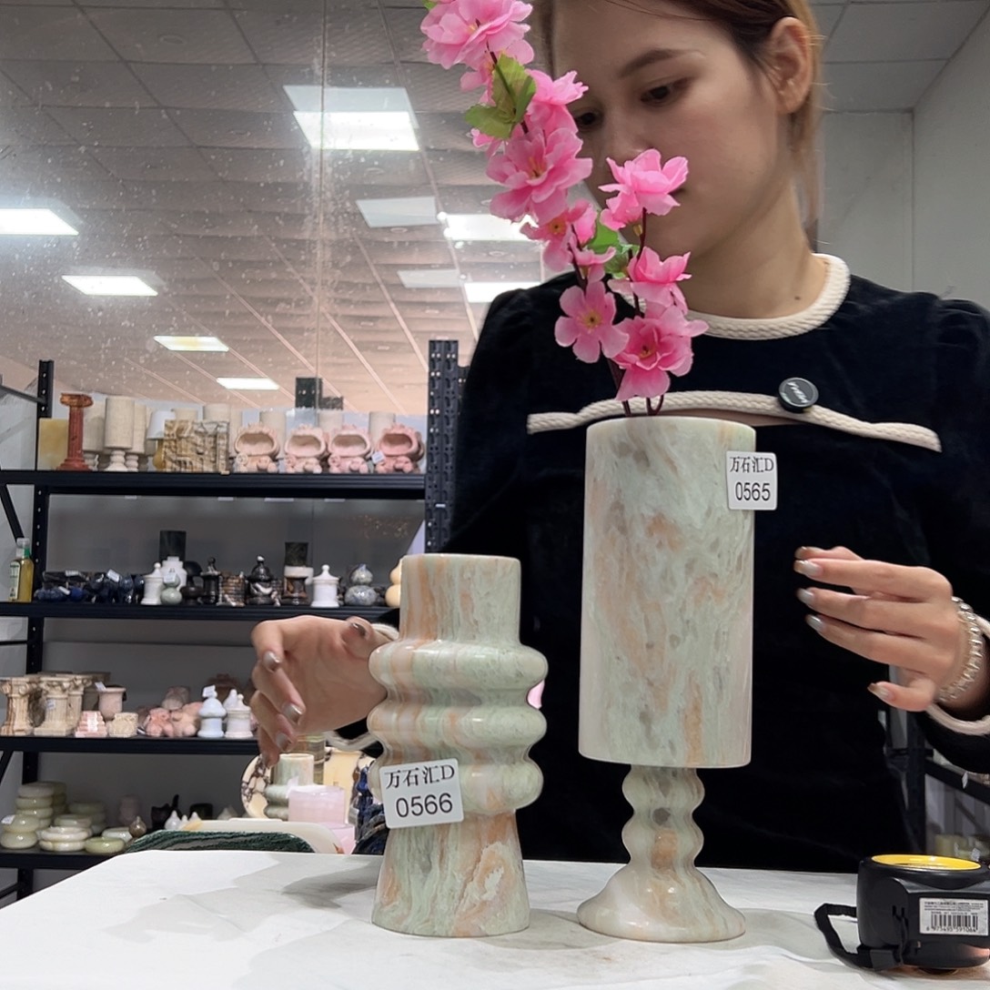 石材0566花瓶。。。。
