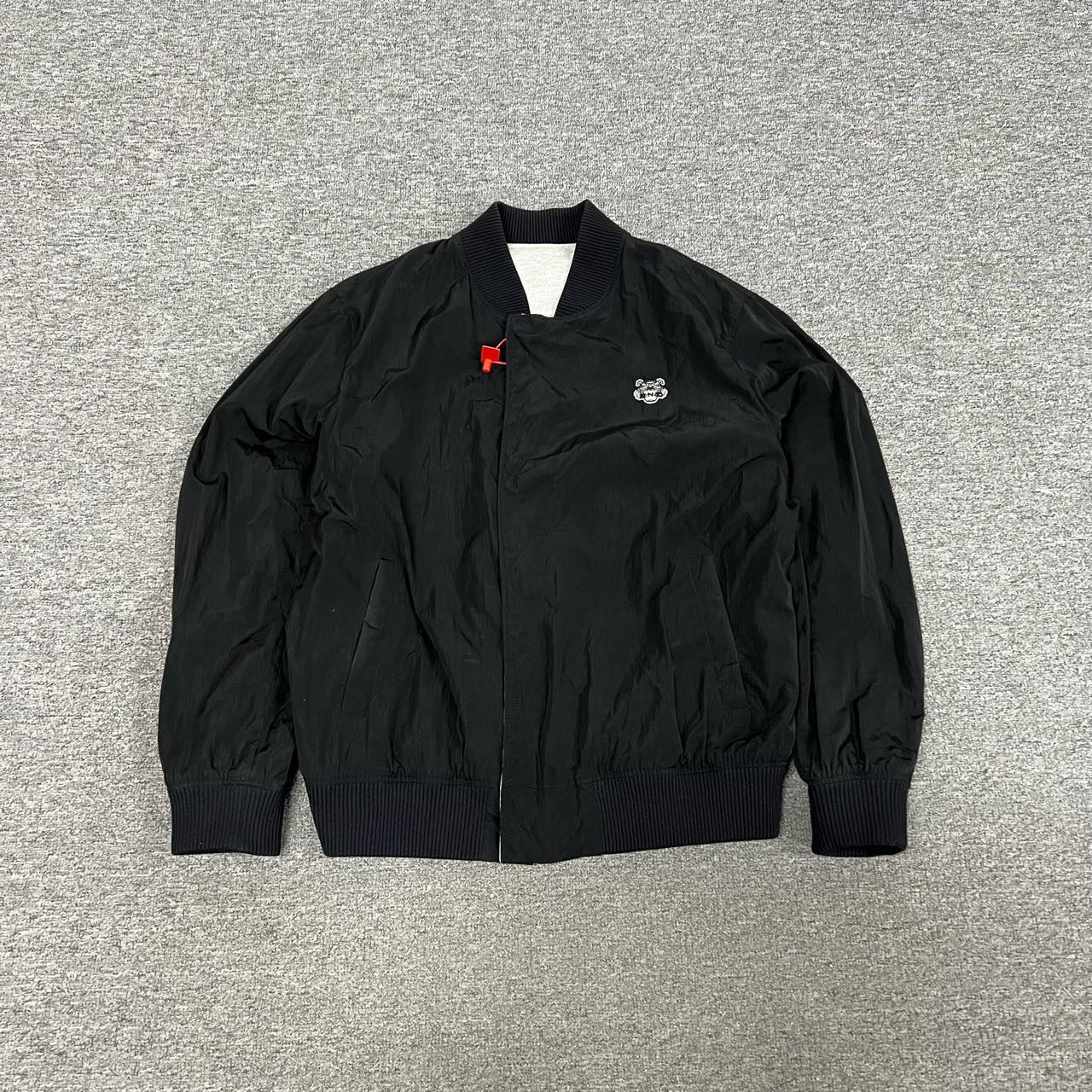 95新 KENZO/肯佐 老虎刺绣 双面拉链夹克外套 XL码