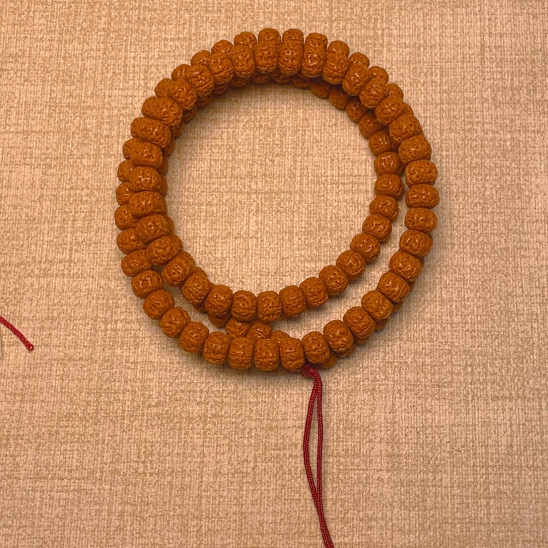 金刚菩提手串打底盘龙108脖挂9