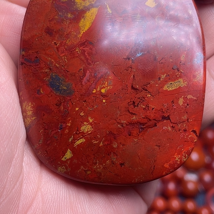 平***简南红玛瑙未镶嵌珠宝半成品