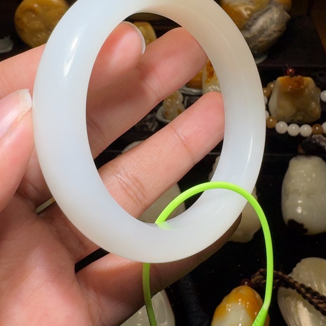 和田玉颈饰未镶嵌包***饭58.3