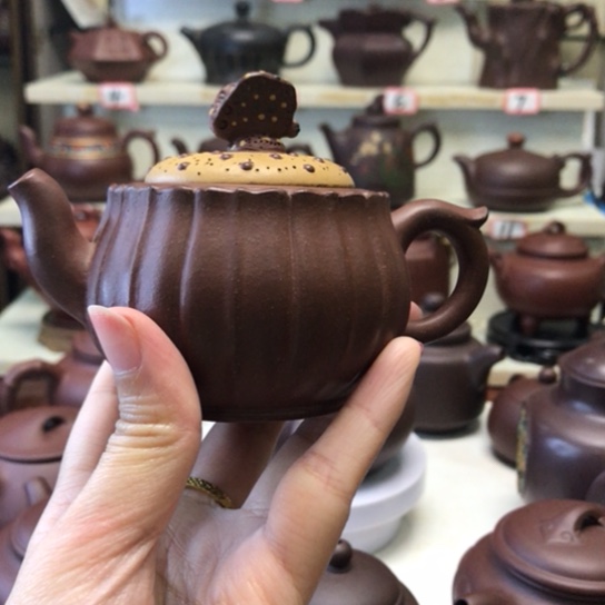 紫砂茶壶外****Z蝶恋花紫砂壶
