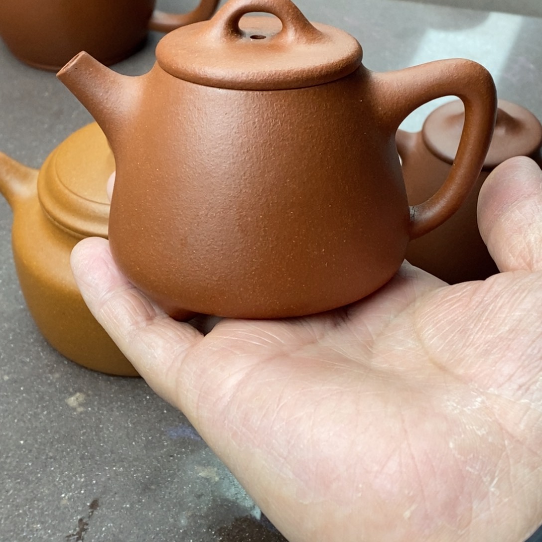 紫砂茶壶紫砂壶高瓢微瑕