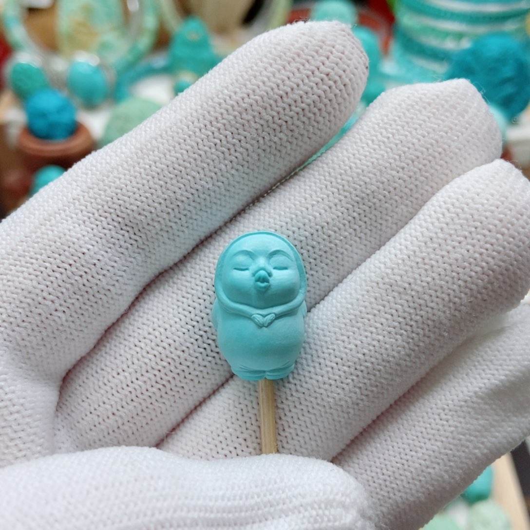 绿松石未镶嵌嘟嘟