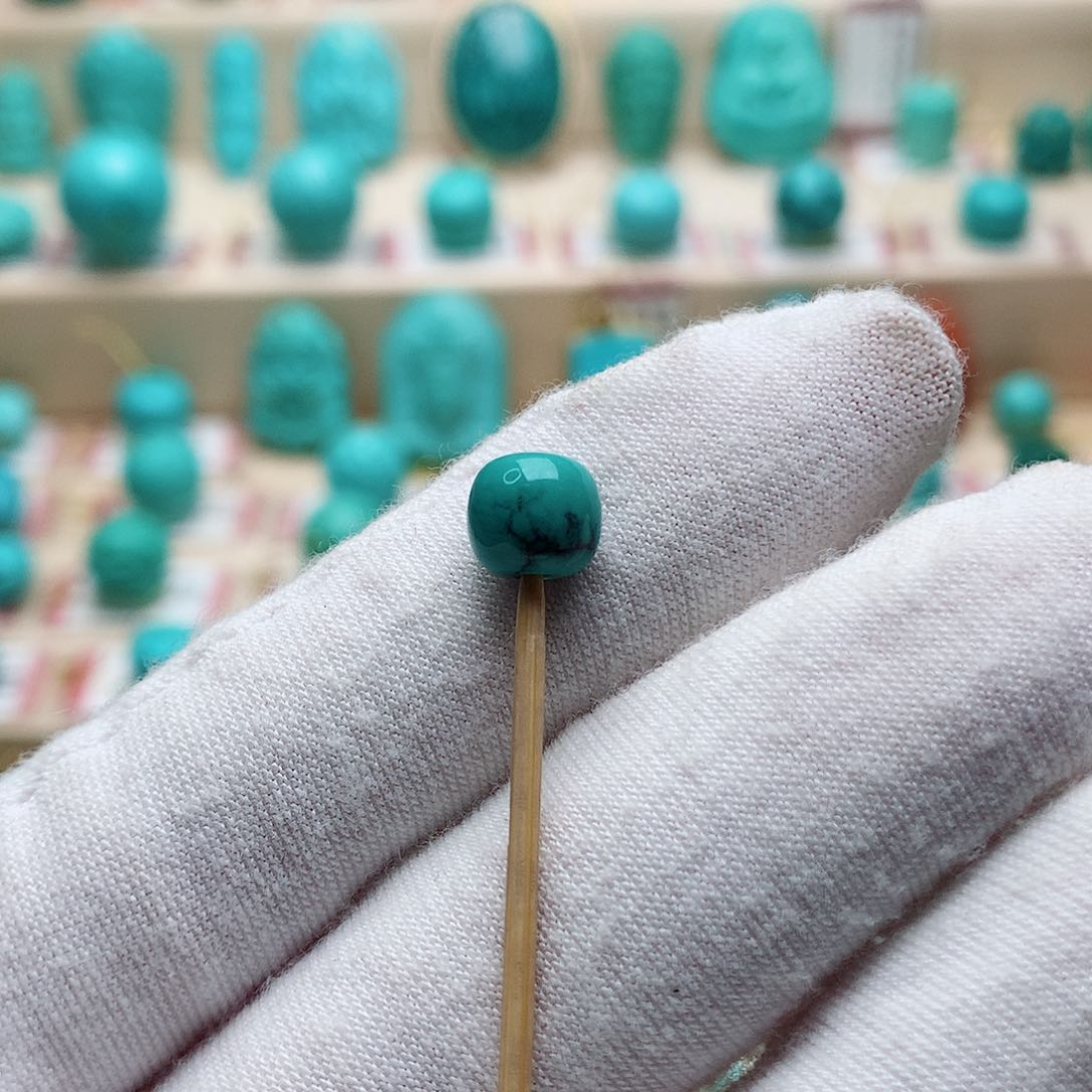 绿松石珠宝半成品未镶嵌