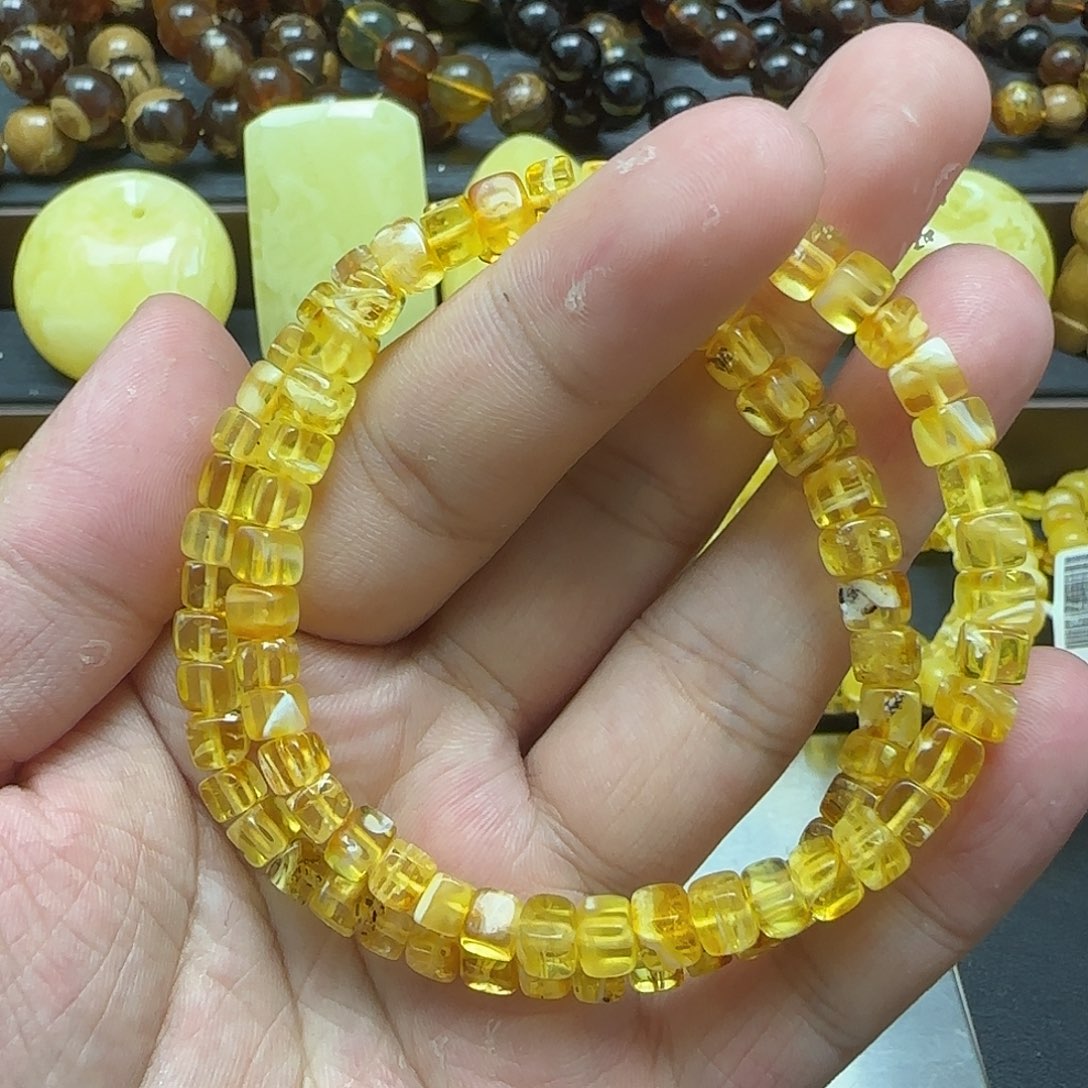 琥珀珠宝奇石未镶嵌随机发一