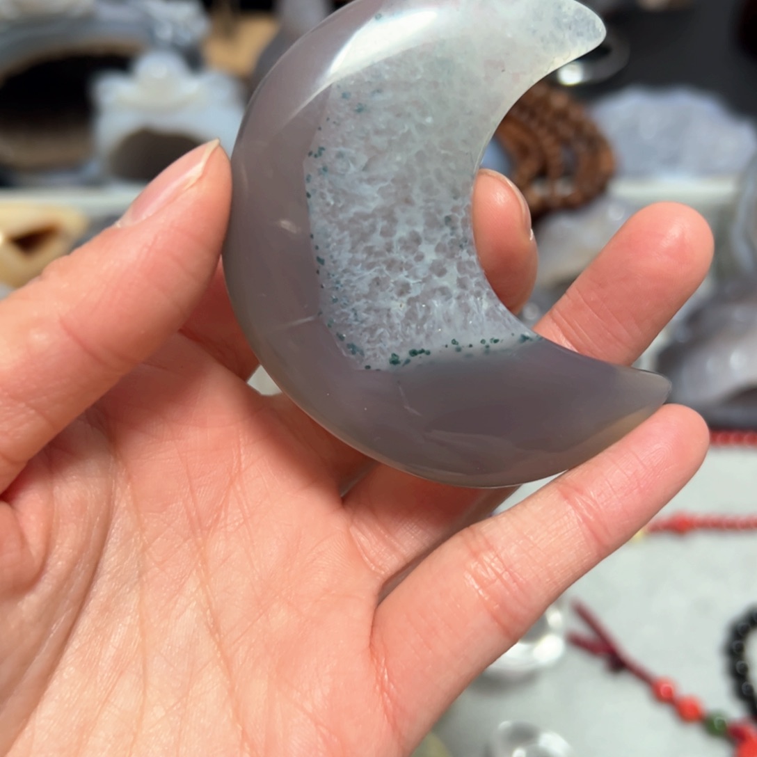 玛瑙/玉髓天然好运未镶嵌