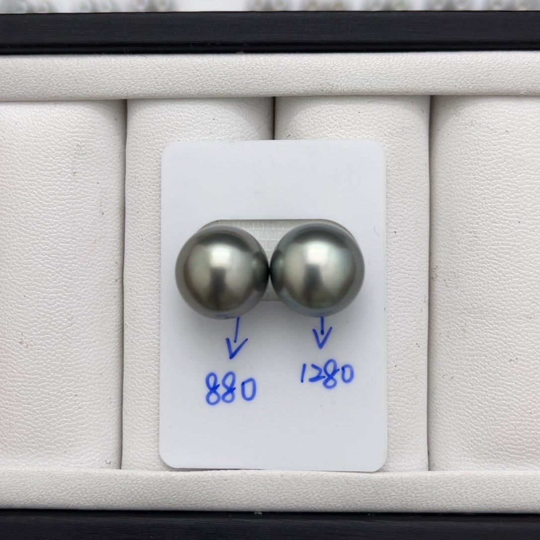 海水珍珠铂金灰未镶嵌