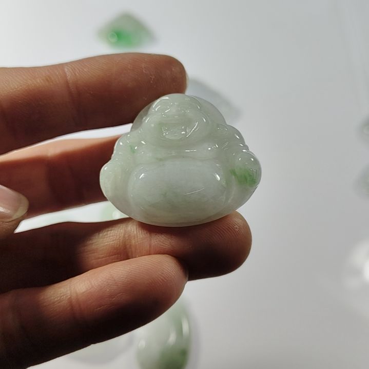 翡翠颈饰未镶嵌纯天然翡翠佛公