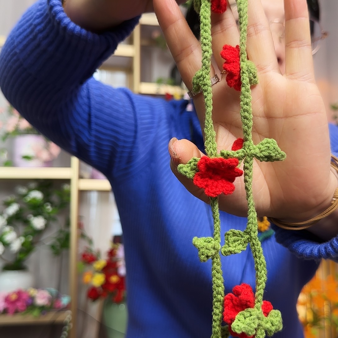 手工钩织设计发带