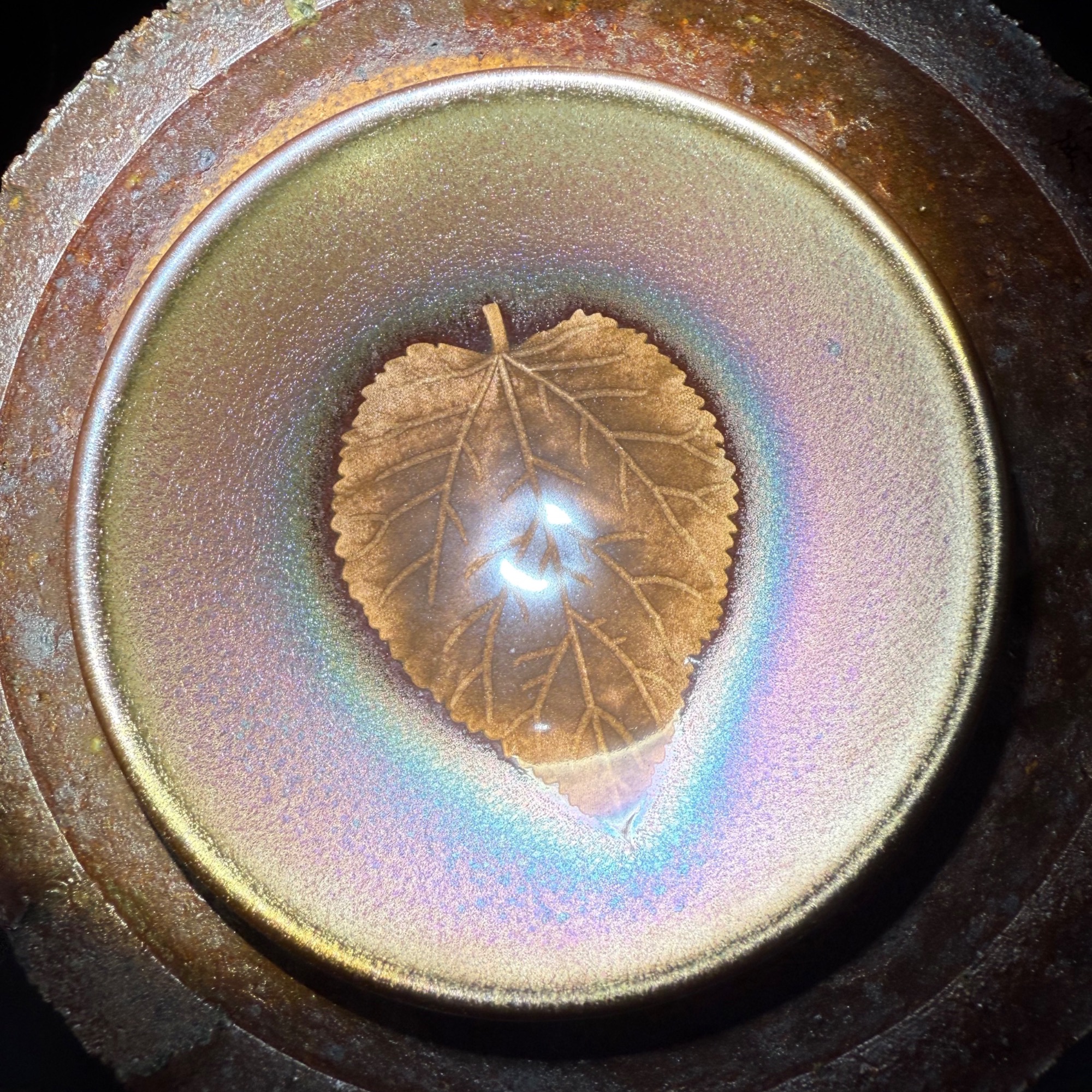 建窑建盏 大叶有成高端茶器主人杯 电烧