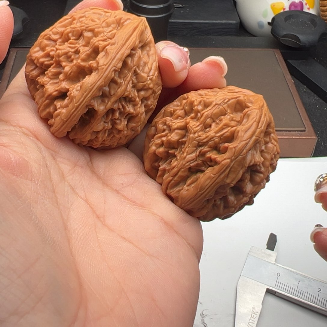 文玩核桃把件虎头王41