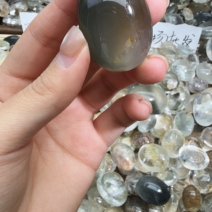 观***蓝珠宝半成品未镶嵌水晶