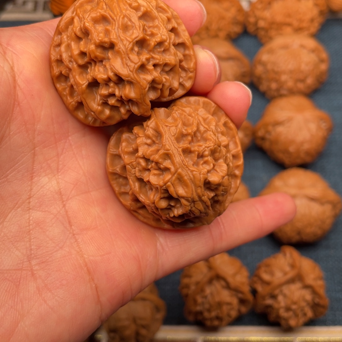 把件文玩核桃38原桩苹果