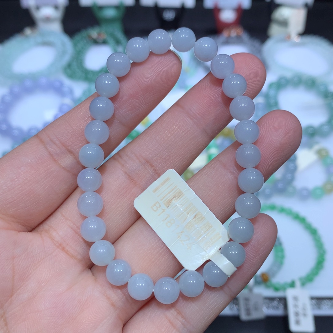 翡翠未镶嵌手串天然