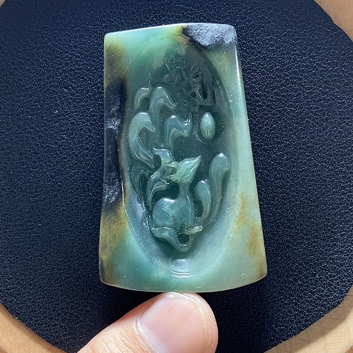 翡翠颈饰未镶嵌翡翠a货