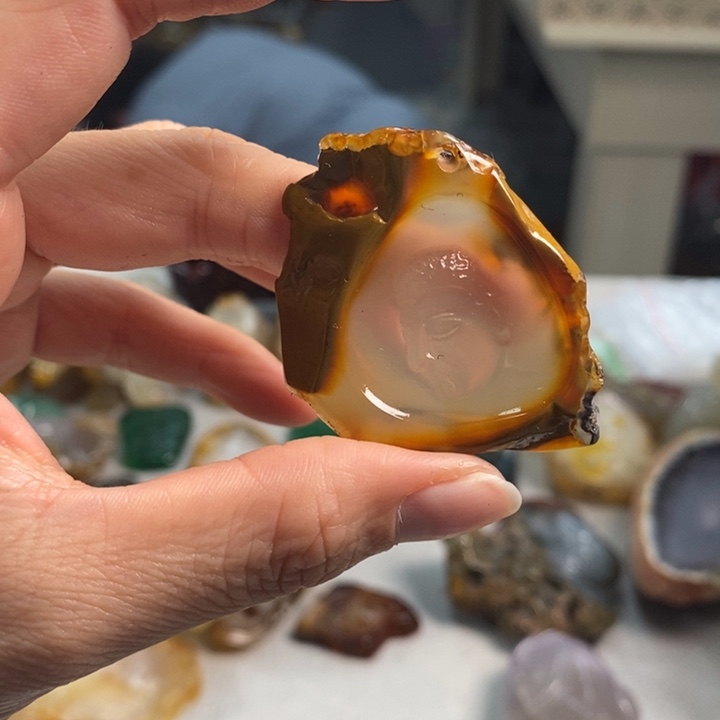 玛瑙/玉髓吊坠(不含链)未镶嵌