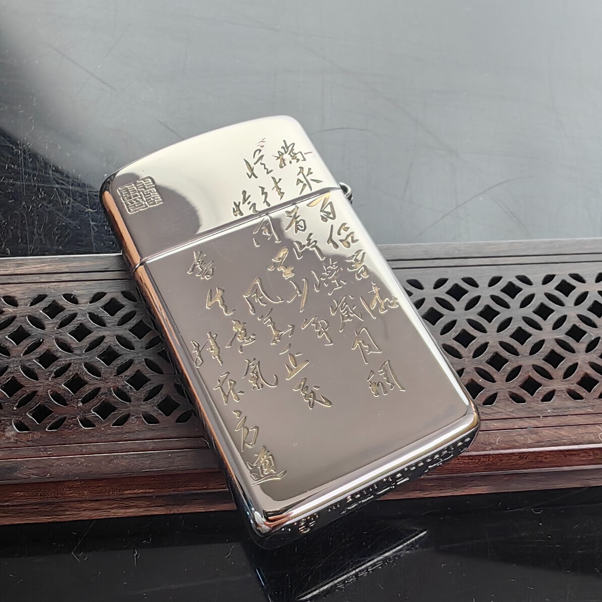 zippo打火机 DB 窄盔大漆一代服务 DY9920FD364dabai