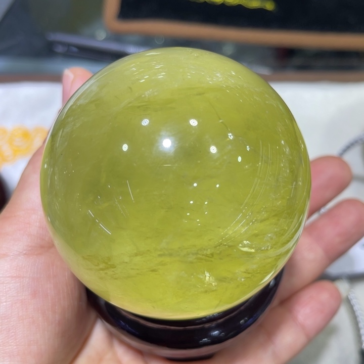 水晶水晶球未镶嵌君*兰