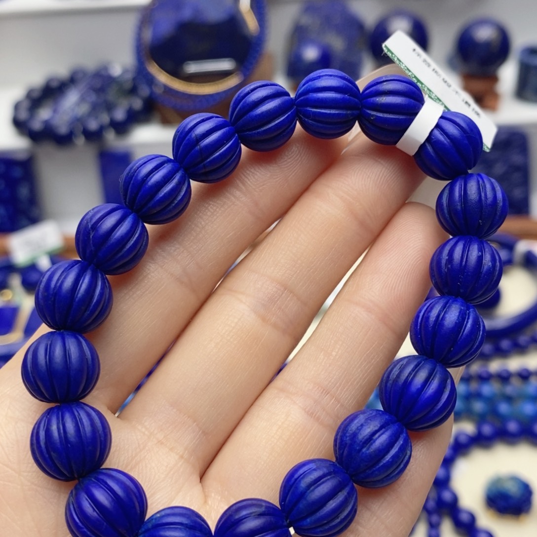 青金石未镶嵌手链10➕