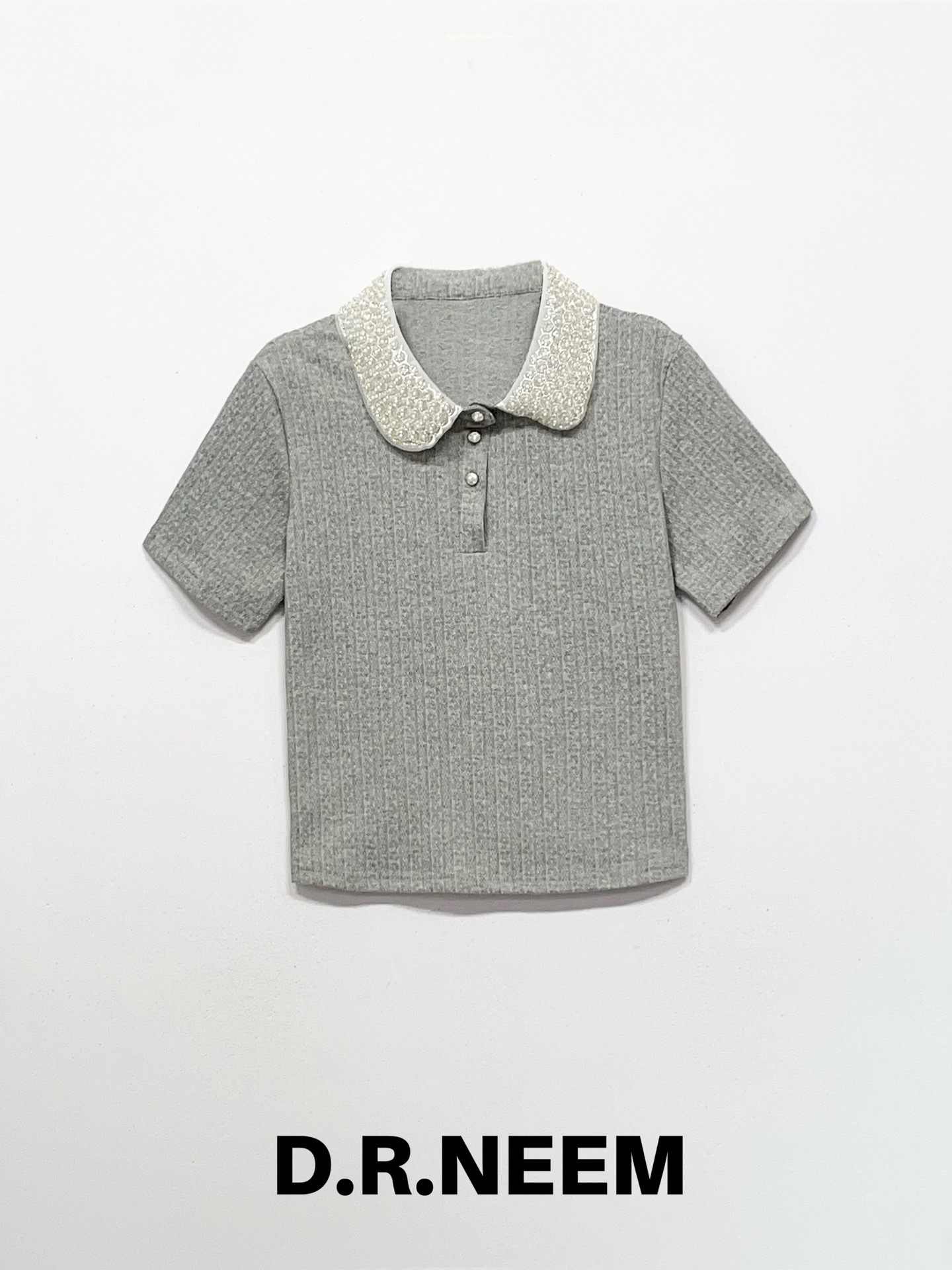 DRN 串珠公主领T恤