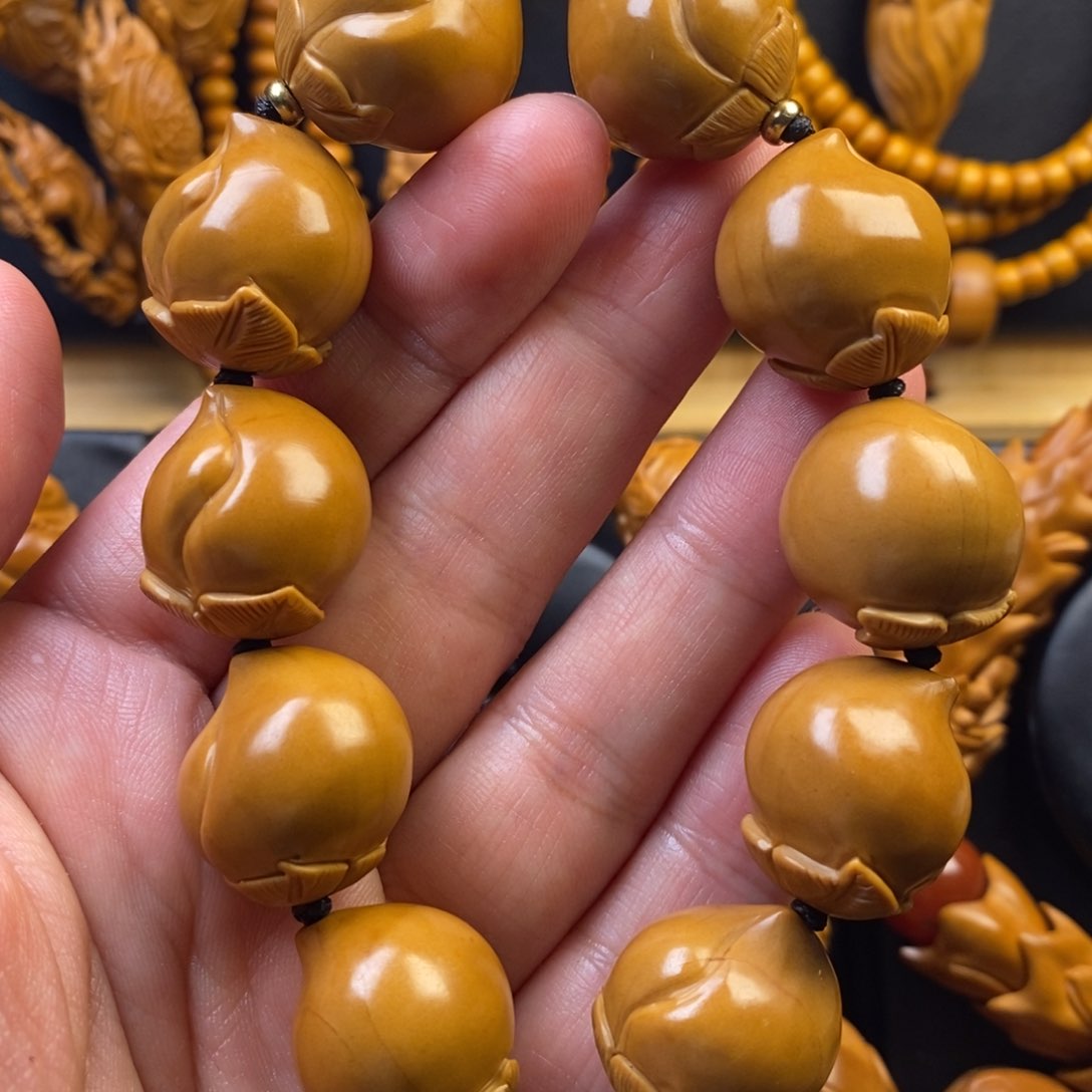 橄榄核手串/手链寿桃串