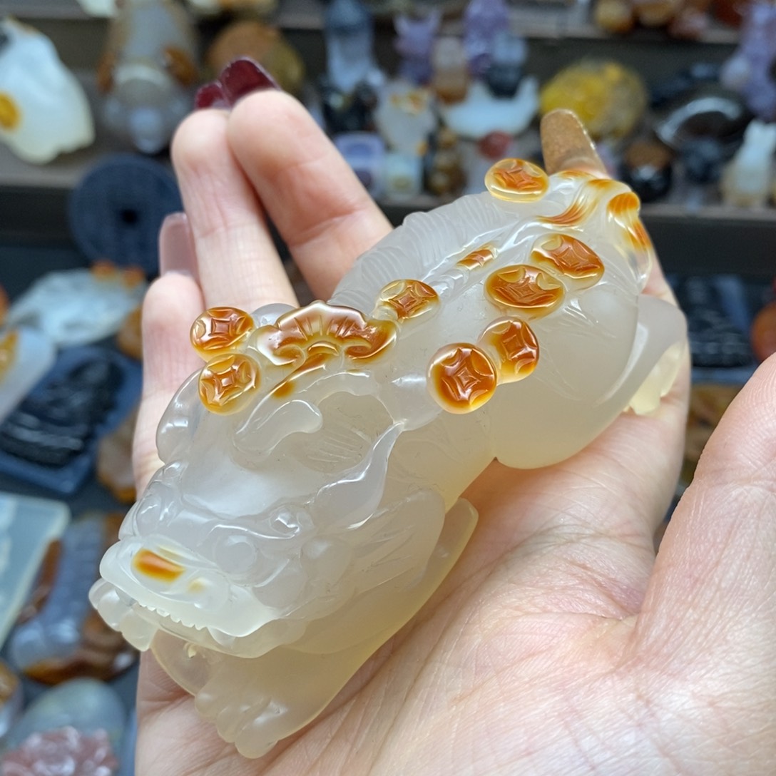 玛瑙/玉髓吊坠(不含链)未镶嵌