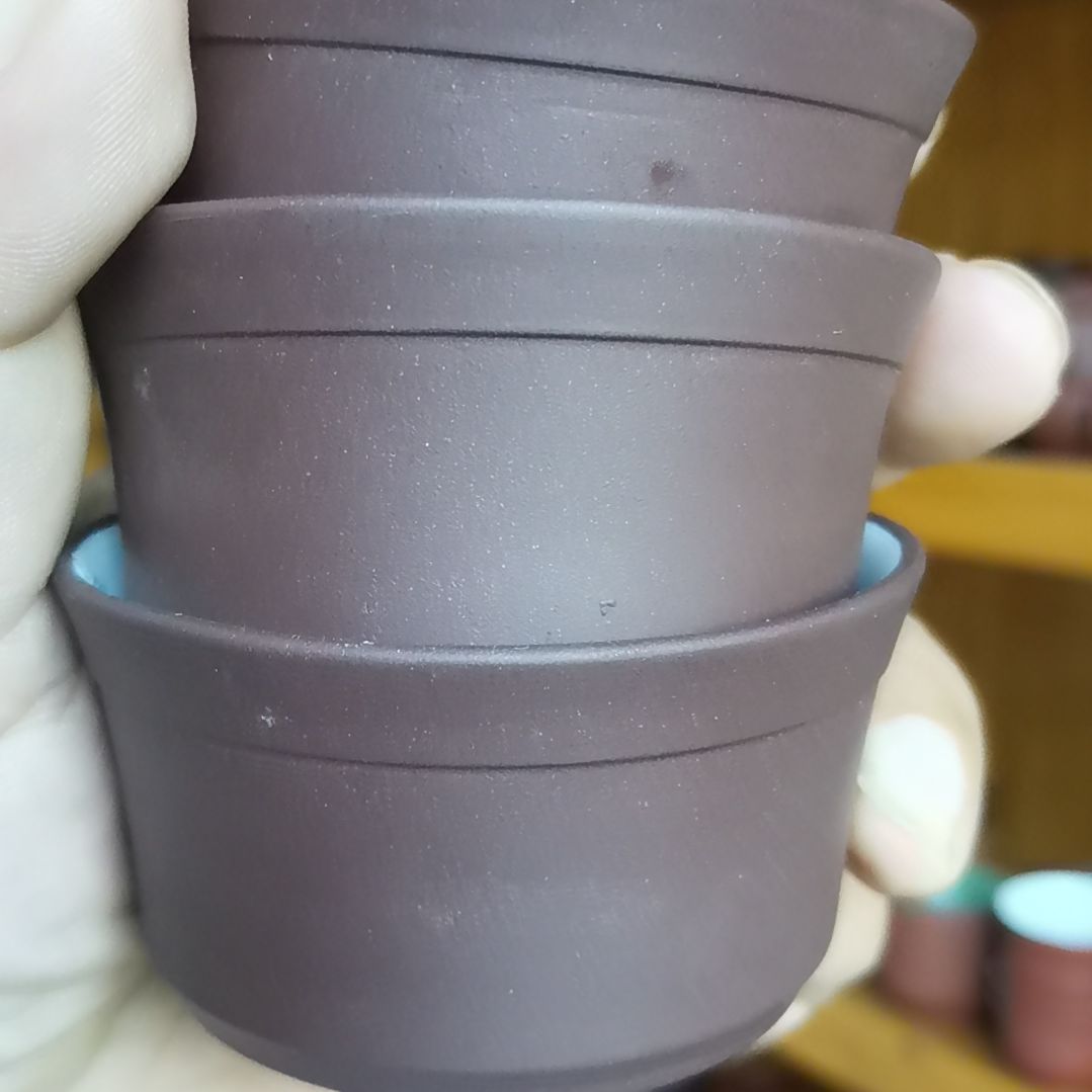 茶杯紫砂马蹄杯一组
