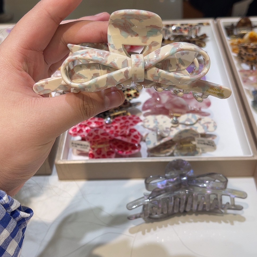 硅胶非金属13cm丝带蝴蝶结蓝纹奶酪