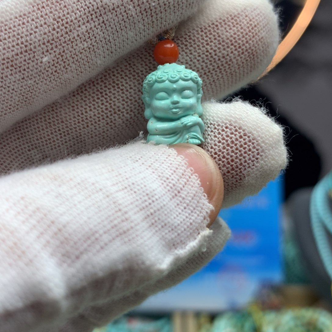 绿松石挂件未镶嵌