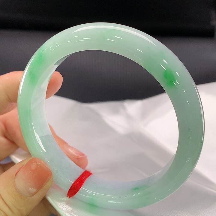 翡翠手镯未镶嵌正圈57-58