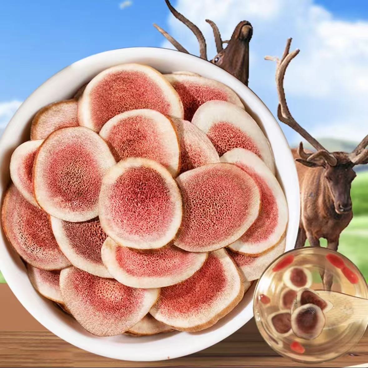 （拍5单发6袋）鹿茸片可用于煲汤泡酒煮水东北鹿茸正宗长白山