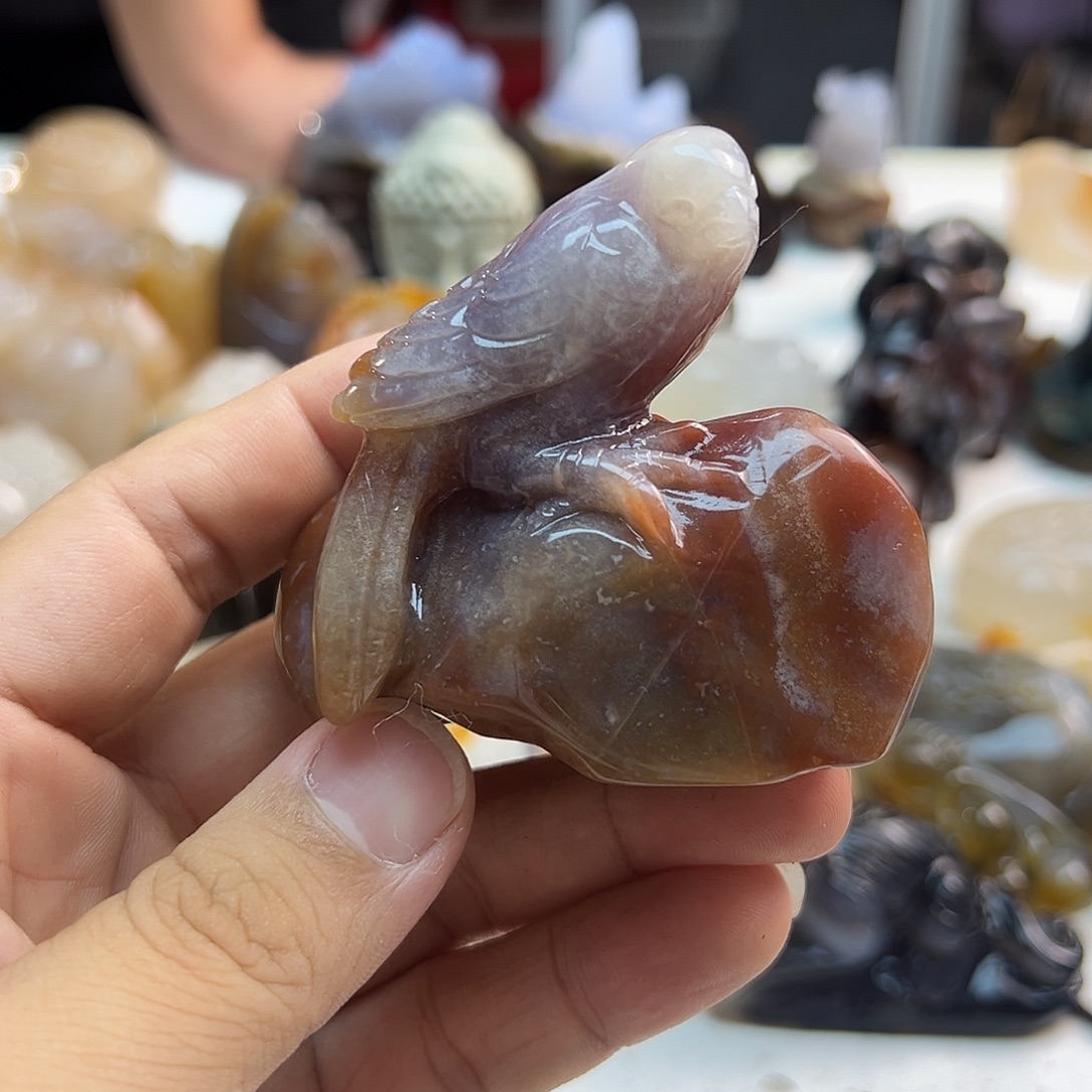 玛瑙/玉髓合金颈饰