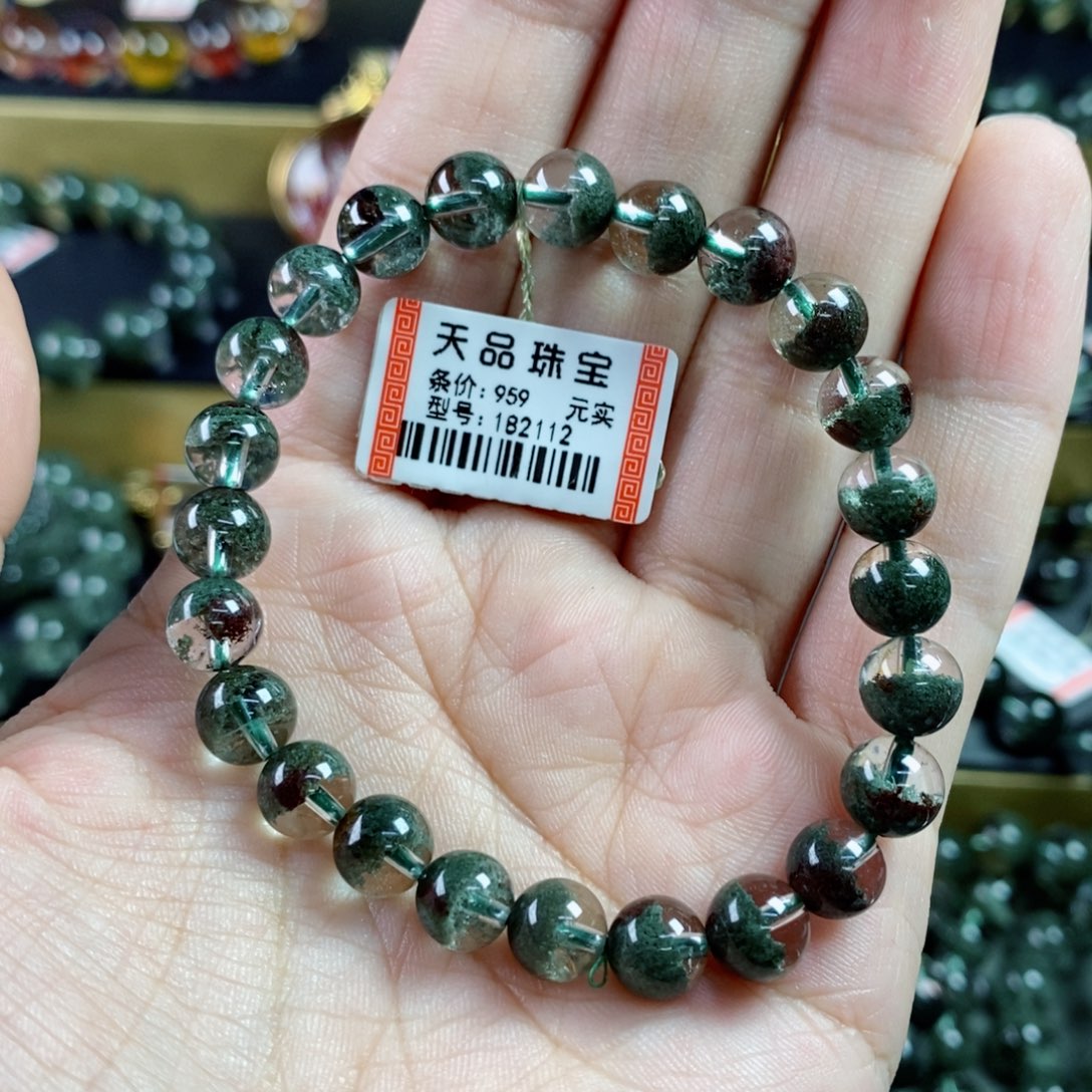 水晶手串未镶嵌₯****a绿幽灵182112