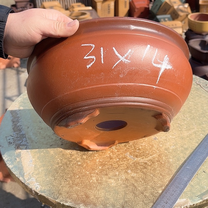 紫砂花盆紫砂等传统